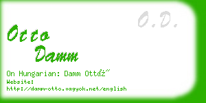 otto damm business card